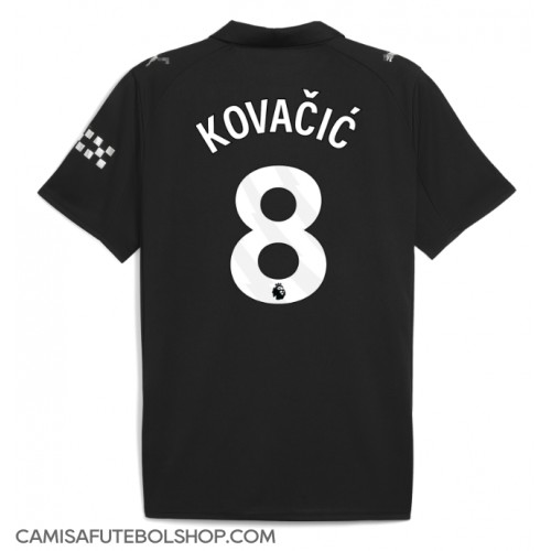 Camisa de time de futebol Manchester City Mateo Kovacic #8 Replicas 2º Equipamento 2025-26 Manga Curta